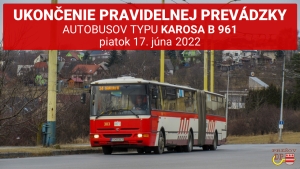 Autobus typu Karosa končí