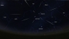 Pohľad na oblohu 22.11.2019 o 5. hodine ráno juhozápadným smerom (zdroj: P. Rapavý, Stellarium)