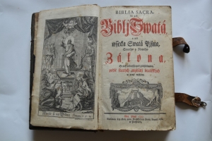 Kralická Biblia Jonáša Záborského z roku 1787 v zbierke Literárna história z Krajského múzea v Prešove
